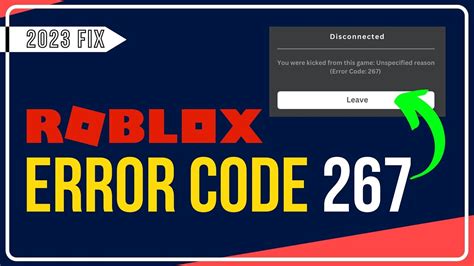 error code 267 roblox|how to fix roblox error code 267.